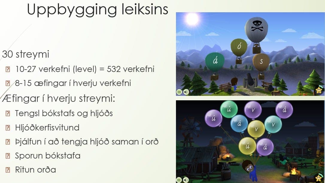 Graphogame lestrarleikur – 5
