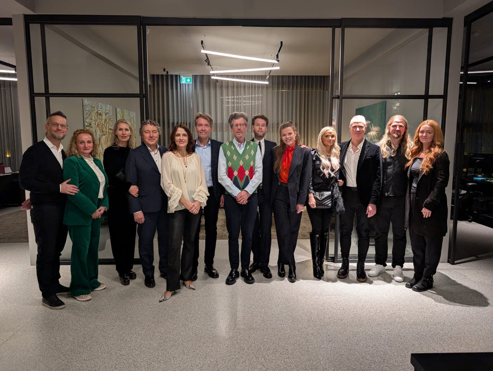 Group photo of the supporting families